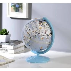 12.75 in. Animals Atlas World Globe Night Light Lamp by ORE International -Armacost Lighting Shop animals ore international table lamps ms 100la5a 31 1000
