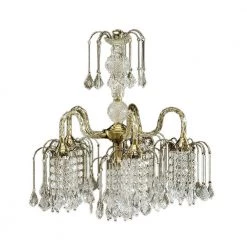 25 in. 5-Light Antique Brass Finish Chandelier by ORE International