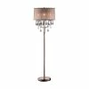 62 in. Rosie Crystal Floor Lamp by ORE International -Armacost Lighting Shop antique copper ore international floor lamps k 5126f 64 1000