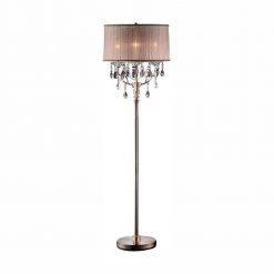 62 in. Rosie Crystal Floor Lamp by ORE International