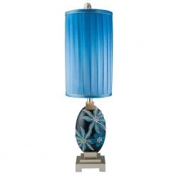 31 in. Aqua Demeter Table Lamp by ORE International