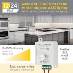 Rotary Knob LED Dimmer by Armacost Lighting -Armacost Lighting Shop armacost lighting under cabinet lighting accessories 511123 1f 1000