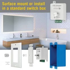 Rotary Knob LED Dimmer by Armacost Lighting -Armacost Lighting Shop armacost lighting under cabinet lighting accessories 511123 44 1000