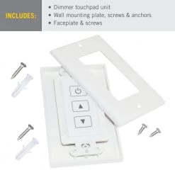 Wall-Mount Wireless Touchpad for White LED Dimmers by Armacost Lighting -Armacost Lighting Shop armacost lighting under cabinet lighting accessories 523121 c3 1000