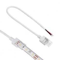 12 in. 2-Pin IP67 Outdoor LED Wire Lead Strip Connector Cord (2-Pack) by Armacost Lighting