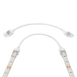 White/Single Color IP67 Outdoor Tape to Tape Connector Cord (2-Pack) by Armacost Lighting