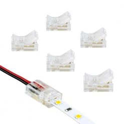 2-pin Wire to Tape Connector Cord (6-Pack) by Armacost Lighting