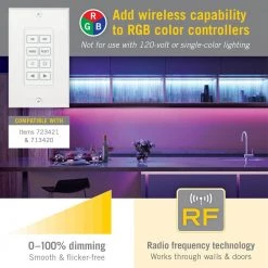 Wireless Wall Mount Touchpad for RGB LED Dimmers by Armacost Lighting -Armacost Lighting Shop armacost lighting under cabinet lighting accessories 733121 1f 1000