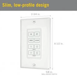 LED Dimmers Wireless Wall Mount Touchpad for RGB Plus W by Armacost Lighting -Armacost Lighting Shop armacost lighting under cabinet lighting accessories 733220 4f 1000
