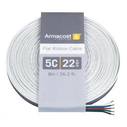 24 ft. (8 m) 22 AAWG/5C Ribbon Flat Cable by Armacost Lighting