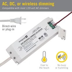 Universal 60-Watt Dimming LED Driver, 12-Volt DC Power Supply for LED Tape Light Strips and Other LED 12-Volt Lighting by Armacost Lighting -Armacost Lighting Shop armacost lighting under cabinet lighting accessories 840600 44 1000