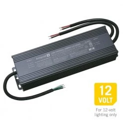 Black LED Dimming Driver (120-Watt, 12-Volt DC) Power Supply Transformer by Armacost Lighting -Armacost Lighting Shop armacost lighting under cabinet lighting accessories 841200 1f 1000