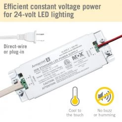 LED Power Supply 60-Watt Standard Driver 24-Volt DC Transformer by Armacost Lighting -Armacost Lighting Shop armacost lighting under cabinet lighting accessories 850600 44 1000