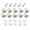 Surface Mount White Tape Light Channel Accessory Pack LED Mounting Hardware (10-Pack) by Armacost Lighting -Armacost Lighting Shop armacost lighting under cabinet lighting accessories 960000 64 1000