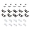 Bendable White Tape Light Channel Accessory Pack LED Mounting Hardware (10-Pack) by Armacost Lighting