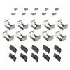 Surface Mount Black Tape Light Channel Accessory Pack LED Mounting Hardware (10-Pack) by Armacost Lighting -Armacost Lighting Shop armacost lighting under cabinet lighting accessories 960005 64 1000