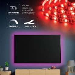 RibbonFlex Home 6.5 ft. USB LED Tape Light Kit by Armacost Lighting -Armacost Lighting Shop black armacost lighting led strip lights 422100 1f 1000