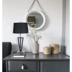 28 in. Crystal Ball Black Table Lamp by ORE International -Armacost Lighting Shop black ore international table lamps 31127b 31 1000