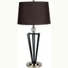 28 in. Crystal Ball Black Table Lamp by ORE International -Armacost Lighting Shop black ore international table lamps 31127b 64 1000