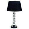 30 in. Metal Table Lamp in Black by ORE International -Armacost Lighting Shop black ore international table lamps 6257b 64 1000