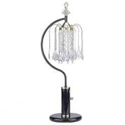 27 in. Table Lamp With Crystal-Inspired Shade by ORE International