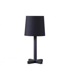 16.5 in. June Black Metal Cross-Legged Table Lamp by ORE International