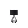 Industrial Farm Metal Cage 17.5 in. Black Table Lamp by ORE International -Armacost Lighting Shop black ore international table lamps hbl2535 64 1000