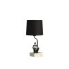 Modern Reader Sitting Stack of Books Polyresin 20.5 in. Black Table Lamp by ORE International -Armacost Lighting Shop black ore international table lamps hbl2542 64 1000