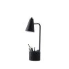 19.5 in. Student Black Metal Task Desk Lamp with Organizer by ORE International -Armacost Lighting Shop black ore international table lamps hbl2628 64 1000