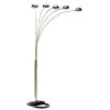 84 in. H Polish Brass 5-Arms Arch Floor Lamp by ORE International -Armacost Lighting Shop brass ore international floor lamps 6962gb 64 1000