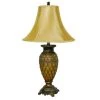 28 in. Brown Classic Small Table Lamp Honey by ORE International -Armacost Lighting Shop brown ore international table lamps 8233st 64 1000