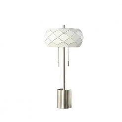 Legeme 28 in. Legeme Mid Century Danish 2-Light Table Lamp by ORE International