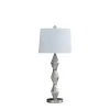 Emil Moderne 29 .5 in. Brushed Silver Table Lamp by ORE International -Armacost Lighting Shop brushed silver ore international table lamps hbl2788 64 1000