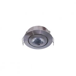 2 in. Soft White Recessed LED Swivel Puck Light, Brushed Steel by Armacost Lighting