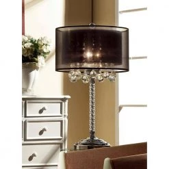 30 in. Effleurer Crystal Table Lamp by ORE International 7 30 in. Effleurer Crystal Table Lamp by ORE International -Armacost Lighting Shop crystal ore international table lamps k 5150tb 4f 1000