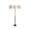 84 in. Espresso Novalit 3-Arc Metal Floor Lamp by ORE International -Armacost Lighting Shop espresso ore international floor lamps 6939esb 64 1000