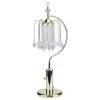 27 in. Gold Table Lamp With Crystal-Inspired Shade by ORE International -Armacost Lighting Shop gold ore international table lamps 715gb 64 1000