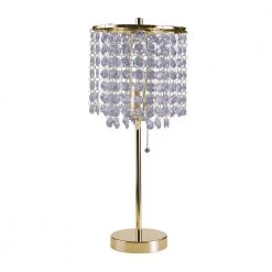 20.25 in. H Gold Deco Glam Table Lamp by ORE International