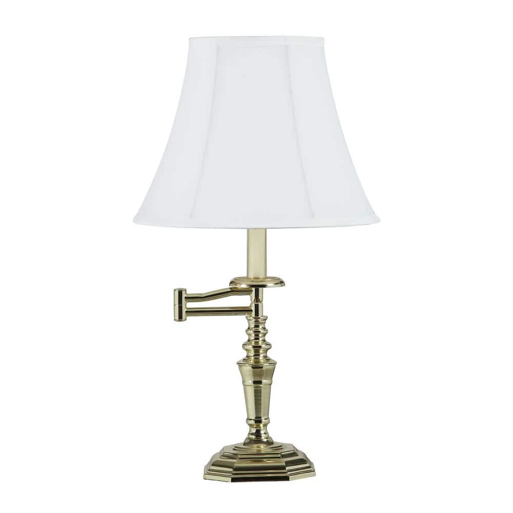 22.5 in. Dalia Gold Swing Arm Table Lamp by ORE International 3 22.5 in. Dalia Gold Swing Arm Table Lamp by ORE International