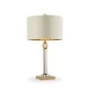 29.5 in. Gold Perspicio Solid Crystal Column Table Lamp by ORE International -Armacost Lighting Shop gold ore international table lamps ore 5161t 64 1000