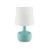 Cheru 17.25 in. Powder Green Mid-Century Modern Touch On Metal Table Lamp by ORE International -Armacost Lighting Shop green ore international table lamps k 819grb 64 1000