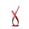 17 in. Ribbon Bow LED Metal and Red Table Lamp by ORE International -Armacost Lighting Shop metal and red ore international lamp bases hbl2782 64 1000