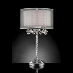 30 in. Moiselle Crystal Table Lamp by ORE International -Armacost Lighting Shop moiselle crystal ore international table lamps k 5149tb 4f 1000
