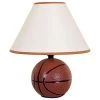 12 in. Ceramic Orange Basketball Table Lamp by ORE International