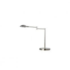 Luna 15.75 in. Satin Steel LED Desk Lamp by ORE International