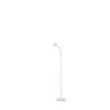 48 in. Landri LED Gooseneck Satin White Mini Reading Floor Lamp by ORE International -Armacost Lighting Shop satin white ore international floor lamps ktl 2348swhb 64 1000