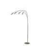 Kiery 72 in. Silver Brushed Nickel 4-Arm Aluminum Integrated LED Arc Floor Lamp by ORE International -Armacost Lighting Shop silver brushed nickel ore international floor lamps hbl2447 64 1000