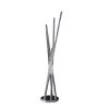 Carina Stix 48.75 in. Silver Chrome Metal Floor Lamp by ORE International -Armacost Lighting Shop silver chrome ore international floor lamps hbl2616 64 1000
