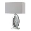 30.5 in. Neville Silver Crystal Ice Mirror Rectangular Table Lamp by ORE International -Armacost Lighting Shop silver crystal ore international table lamps ore 4001 64 1000