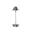 17.5 in. Ryder Silver Nickel G-9 LED Table Lamp by ORE International -Armacost Lighting Shop silver nickel ore international table lamps hbl2423 64 1000